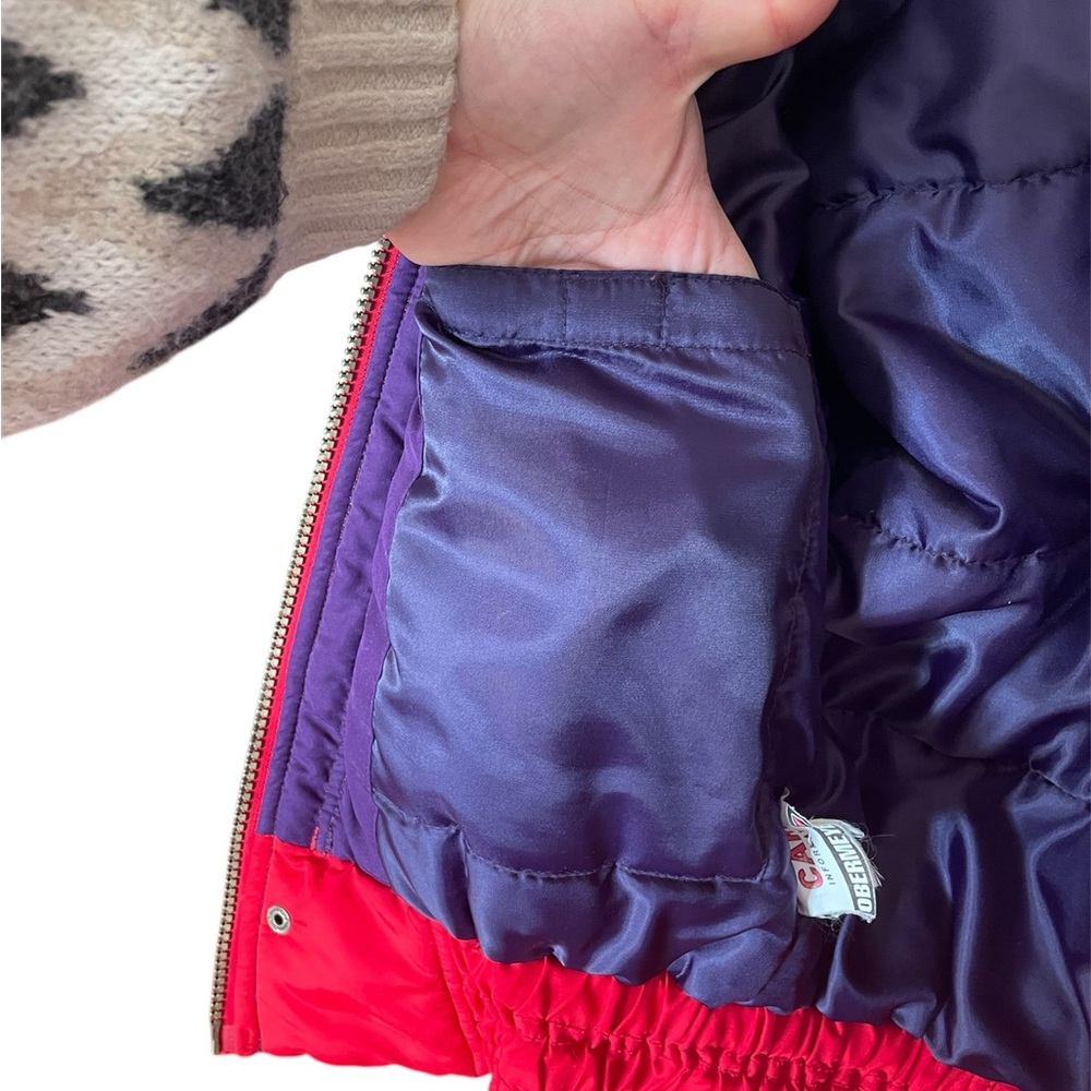 Vintage Obermeyer Women’s Snow Ski Puffer Bomber Coat - Picture 8 of 9